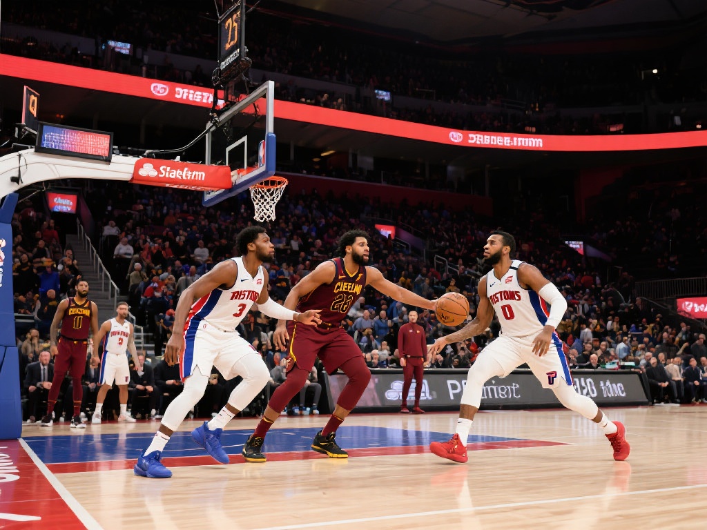 小哈达威32+3力压米切尔38+5 残阵活塞主场逆袭骑士