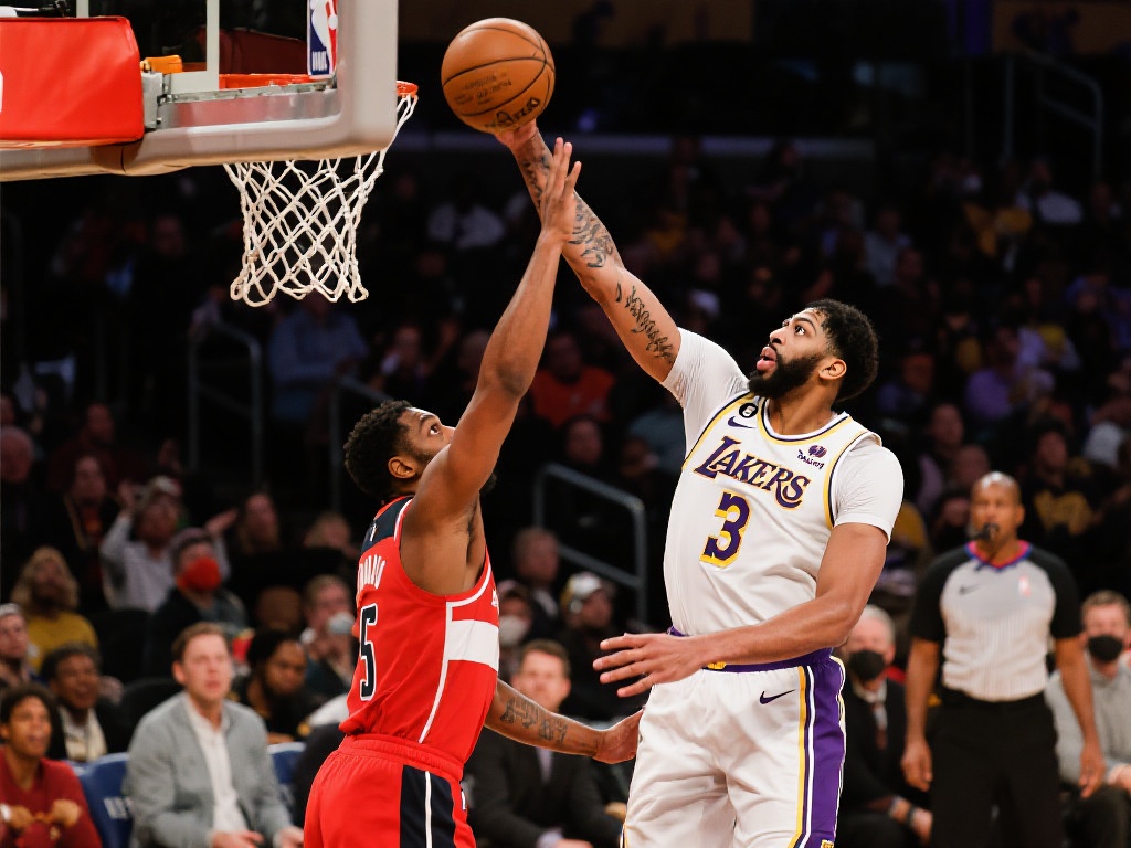 浓眉篮下强硬二次进攻得手,砍下25分11篮板 在比赛的第三节,球队一度陷入得分荒,对手